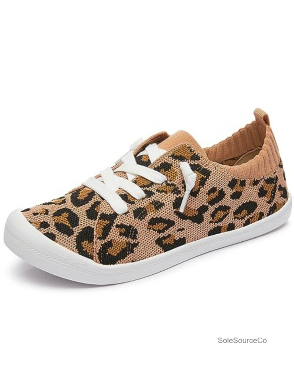 Women's Knit Slip On Sneakers Elastic Low Top Flats Lightweight Breathable Mesh